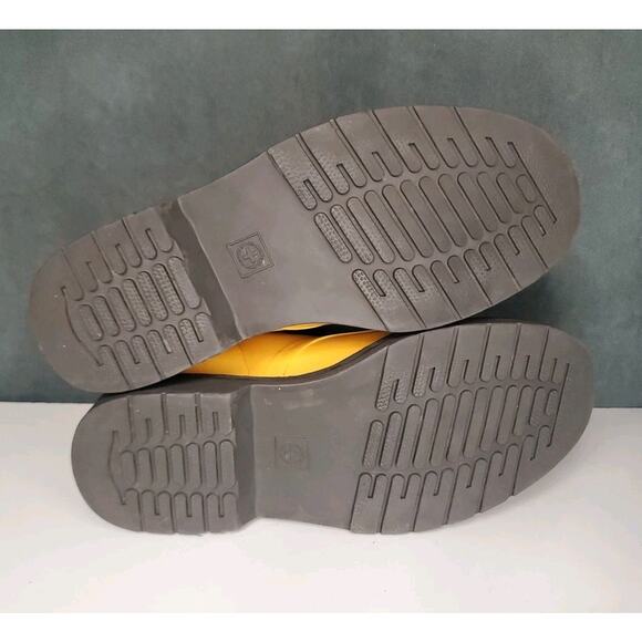 Dr Martens Drench Wellies 8-Eye Yellow Rain Boots Vulcanised Rubber US Womens 7 - Picture 10 of 15